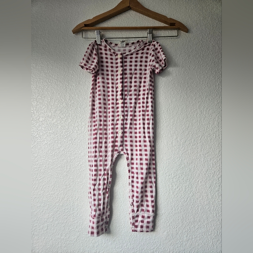 kate quinn gingham jumpsuit, 12 - 18 months